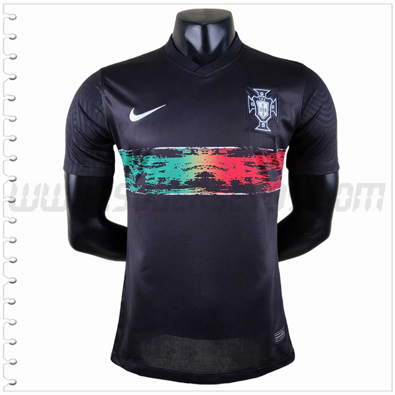 Camiseta Equipo Portugal Negro Version Conceptual 2022 2023