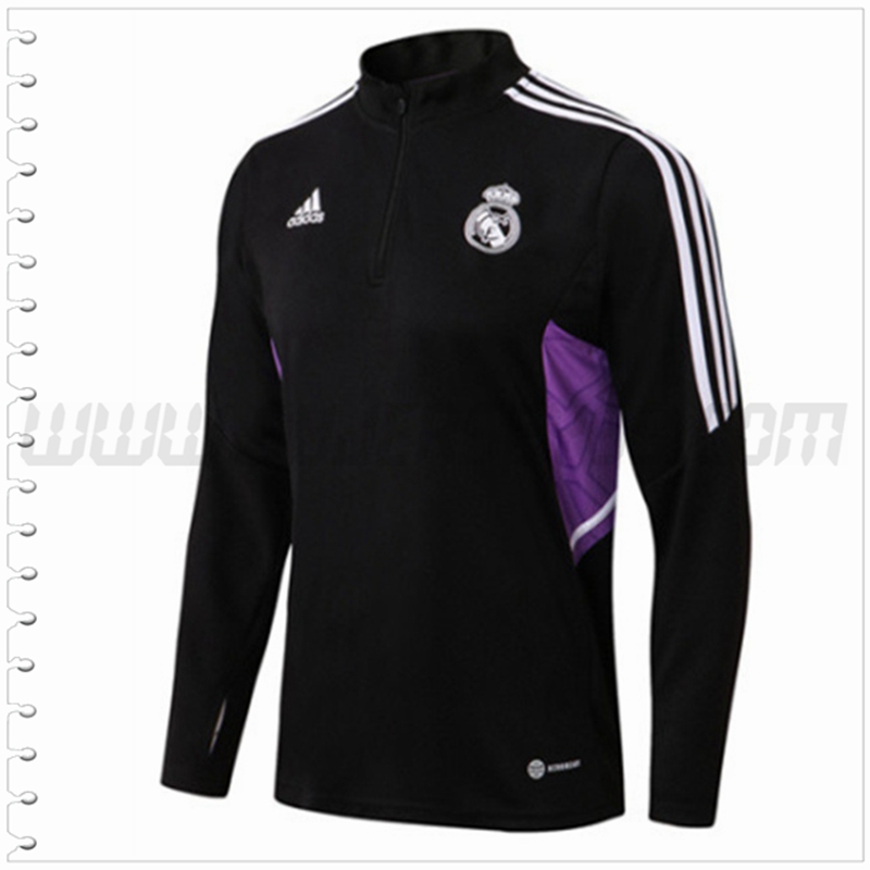 Sudadera Entrenamiento Real Madrid Negro 2022 2023