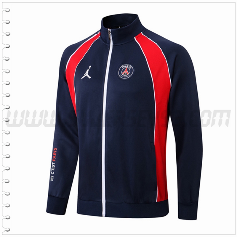 Chaqueta Futbol Jordan PSG Azul Marino 2022 2023