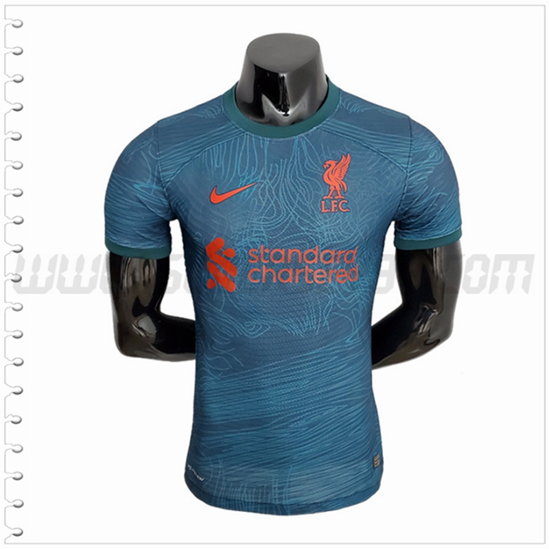 Segunda Camiseta Futbol FC Liverpool Version del jugador 2022 2023