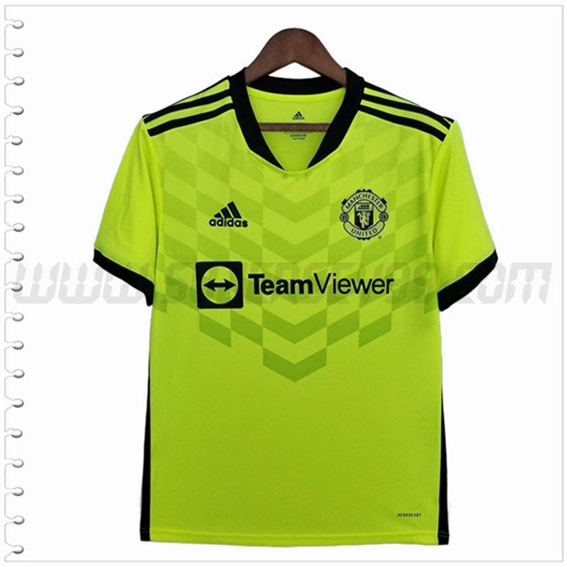 Tercera Camiseta Futbol Manchester United Camuflaje Version filtrada 2022 2023