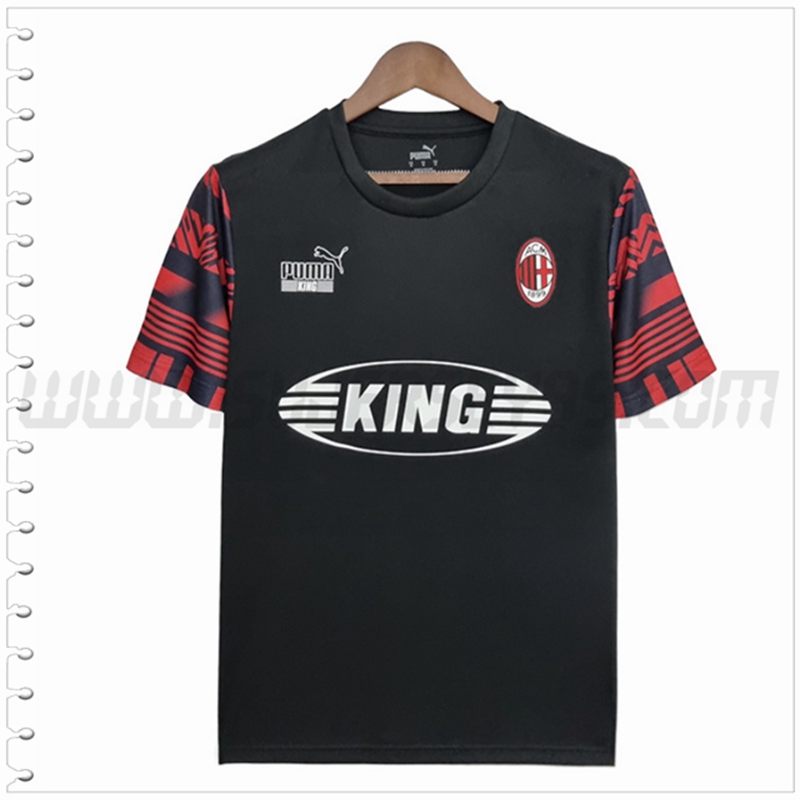 Camiseta Futbol AC Milan Negro Patrimonio futbolístico 2022 2023