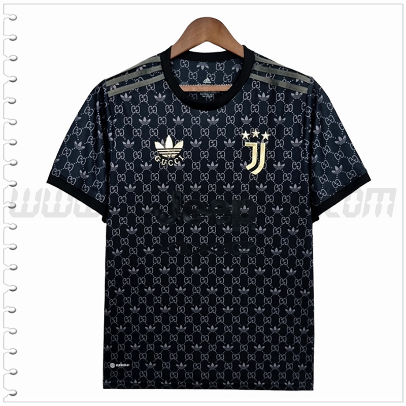 Camiseta Entrenamiento Juventus GUCC Negro 2022 2023