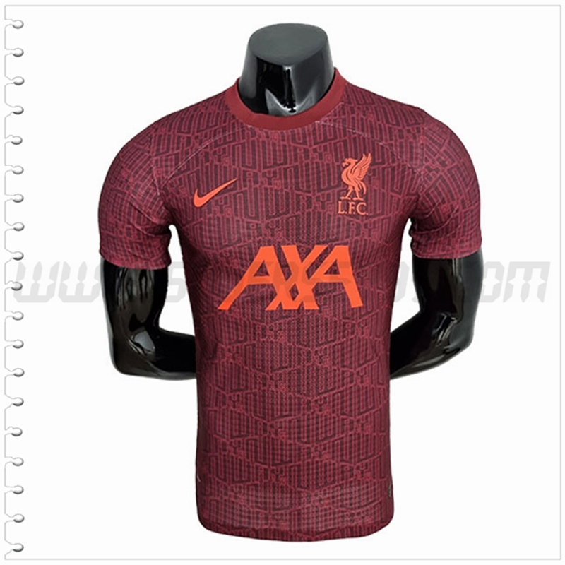 Camiseta Entrenamiento FC Liverpool Versión del jugador Brun 2022 2023