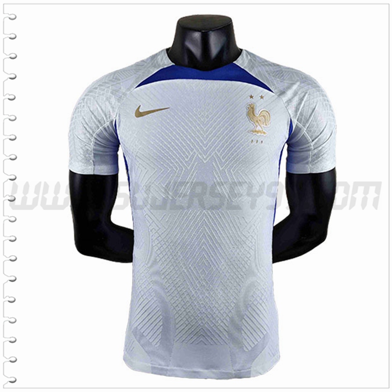 Camiseta Entrenamiento Francia Blanco 2022 2023