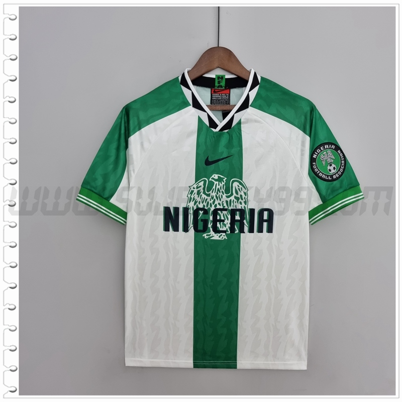 Segunda Camiseta Futbol Nigeria Retro 1996/1998