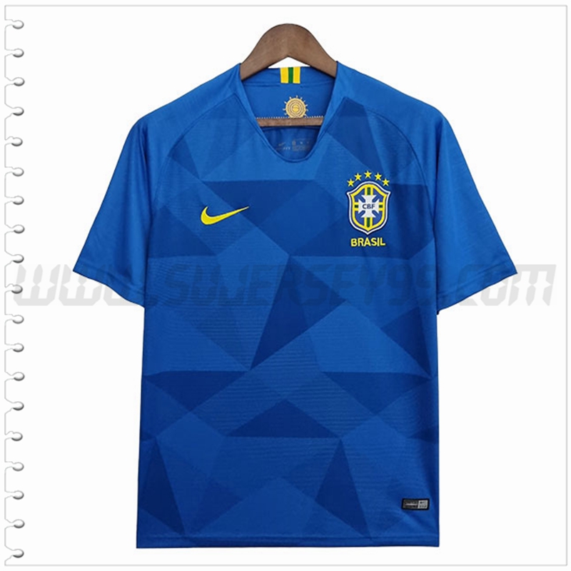 Segunda Camiseta Futbol Brasil Retro 2018