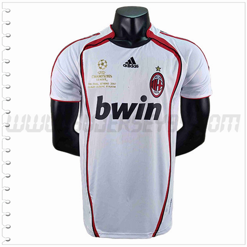 Segunda Camiseta Futbol AC Milan Retro 2006