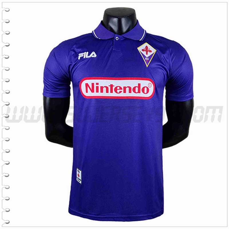 Primera Camiseta Futbol ACF Fiorentina Retro 1998/1999