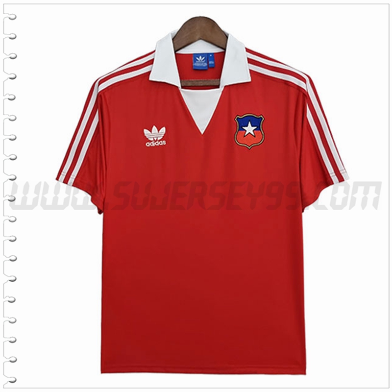 Primera Camiseta Futbol Chile Retro 1982