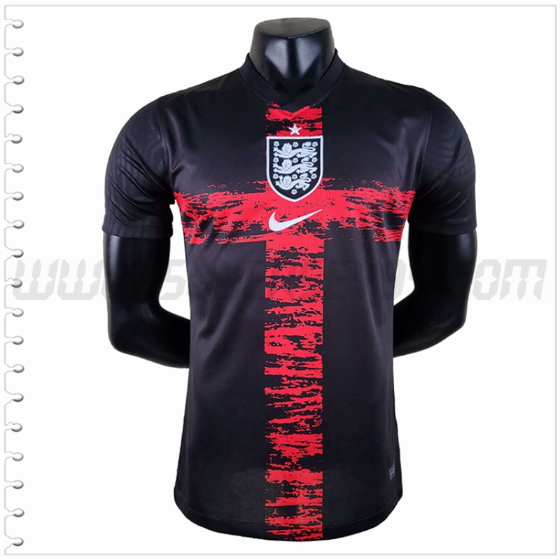 Camiseta Equipo Inglaterra Negro Version Conceptual 2022 2023