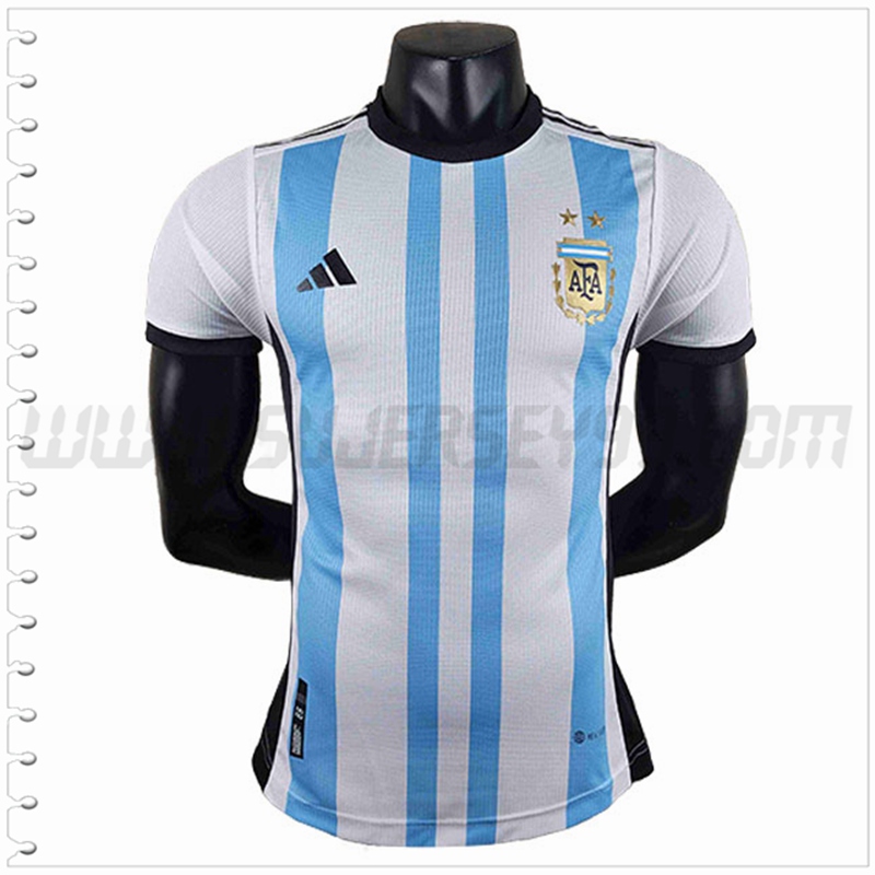 Camiseta Equipo Argentina Azul Version del jugador 2022 2023