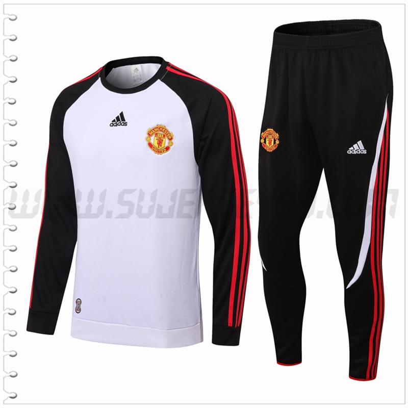 Chandal del Manchester United Blanco 2022 2023