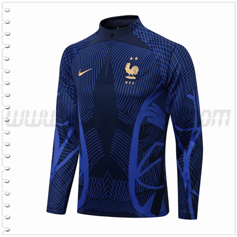 Sudadera Entrenamiento Francia Azul 2022 2023