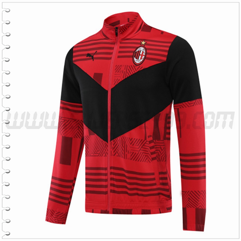 Chaqueta Futbol AC Milan Rojo 2022 2023