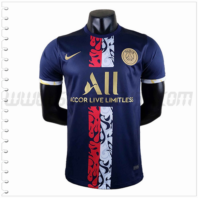 Camiseta Futbol PSG Azul Version del jugador 2022 2023