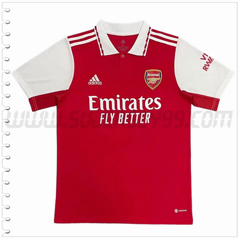 Primera Camiseta Futbol FC Arsenal 2022 2023