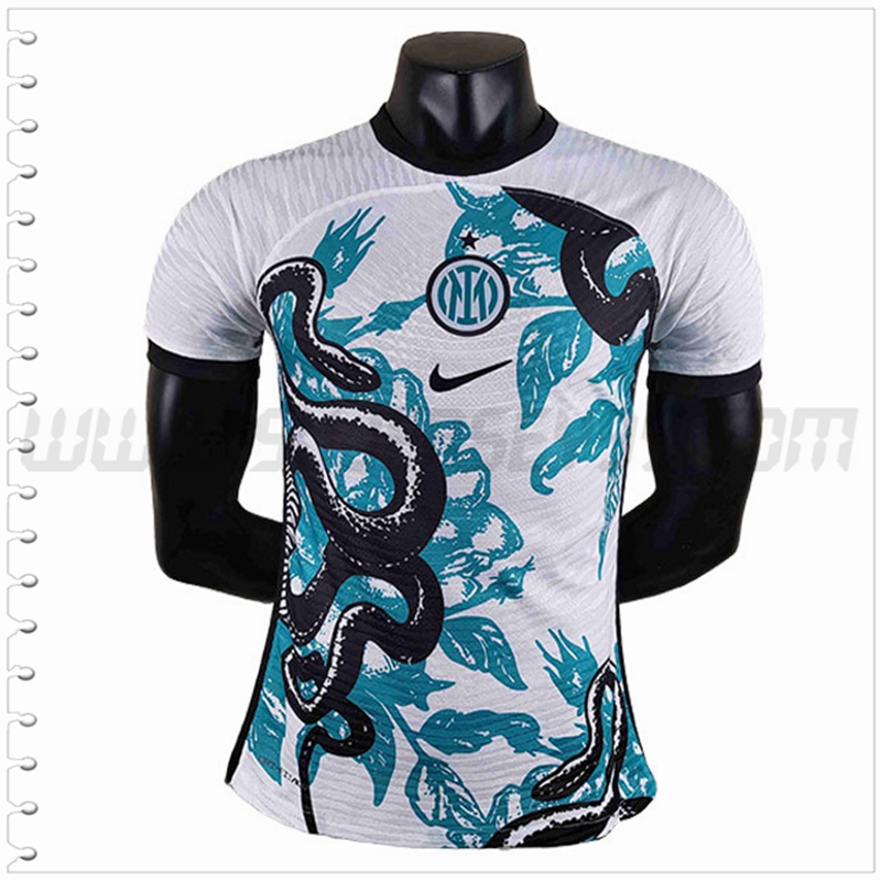 Camiseta Futbol Inter Milan Blanco 2022 2023