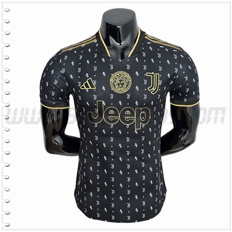 Camiseta Futbol Juventus Negro Edicion Versace 2022 2023