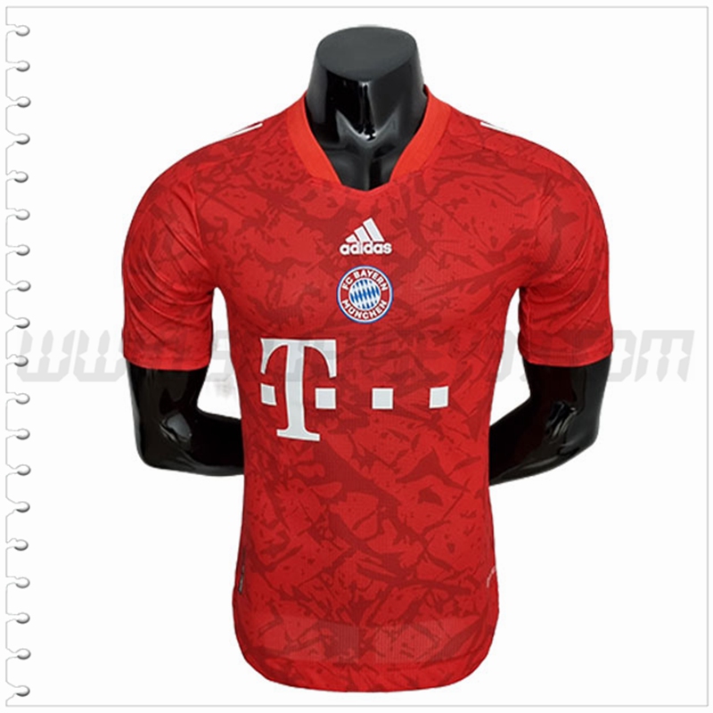 Camiseta Futbol Bayern Munich Rojo Clasico 2022 2023