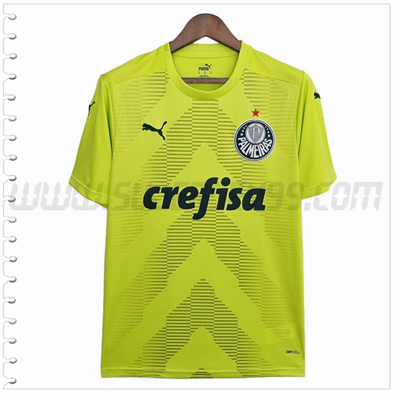 Camiseta Portero Palmeiras Amarillo 2022 2023