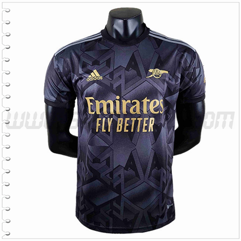 Camiseta Futbol FC Arsenal Negro 2022 2023