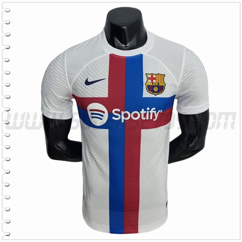 Segunda Camiseta Futbol FC Barcelona Version del jugador 2022 2023