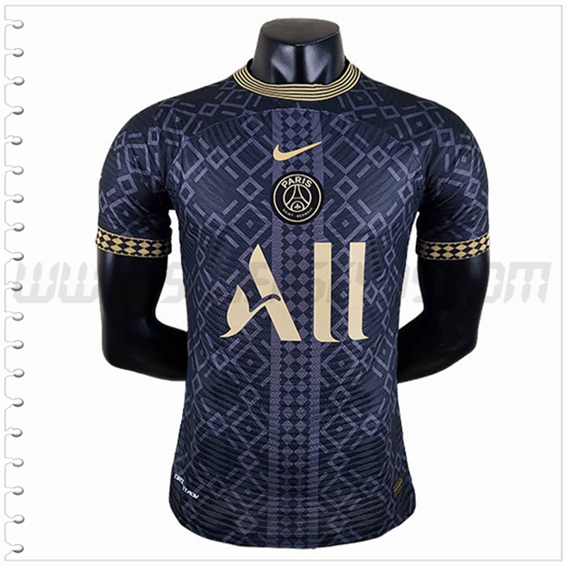 Camiseta Futbol PSG Negro Version del jugador 2022 2023