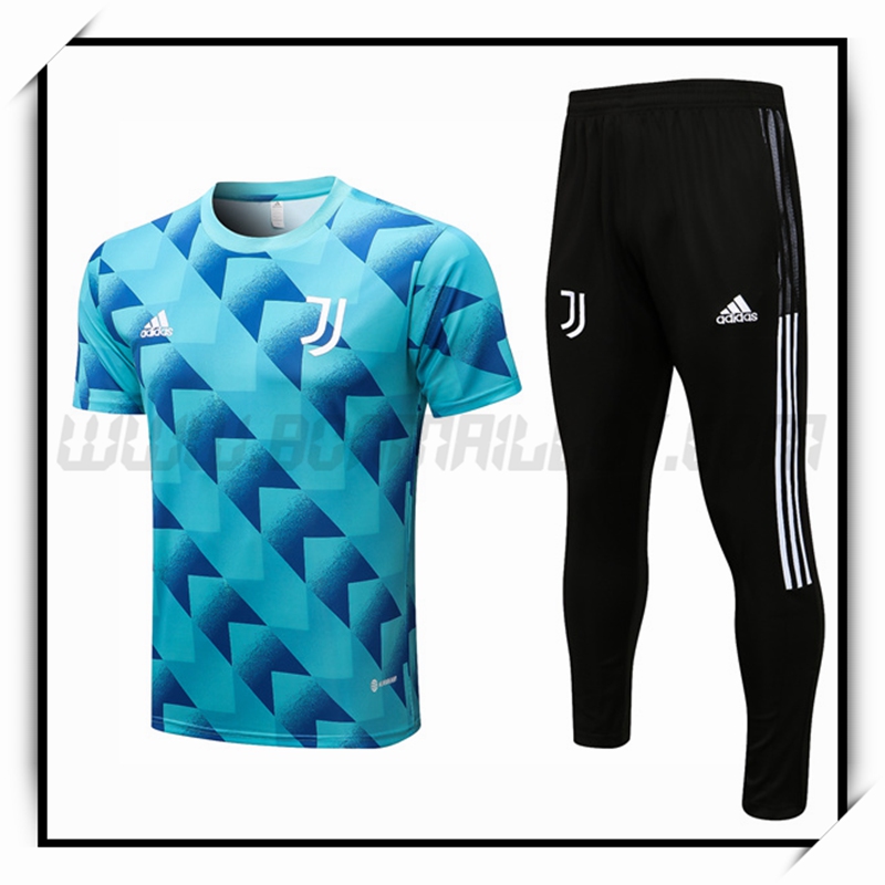 Camiseta Entrenamiento Juventus + Pantalones Azul 2022 2023