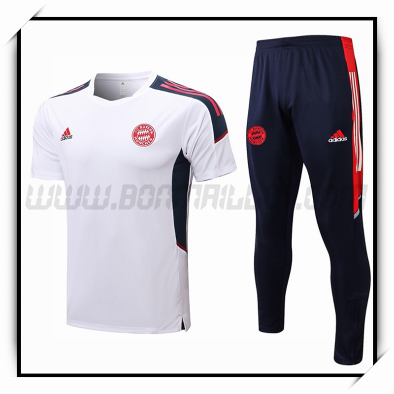 Camiseta Entrenamiento Bayern Munich + Pantalones Blanco 2022 2023