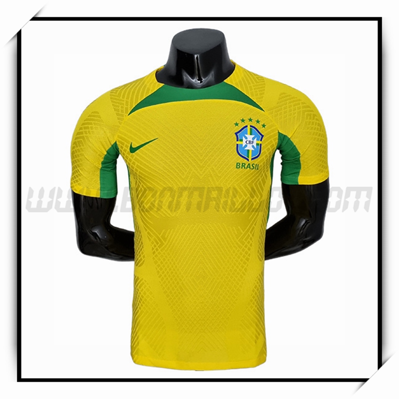 Camiseta Entrenamiento Brasil Amarillo 2022 2023