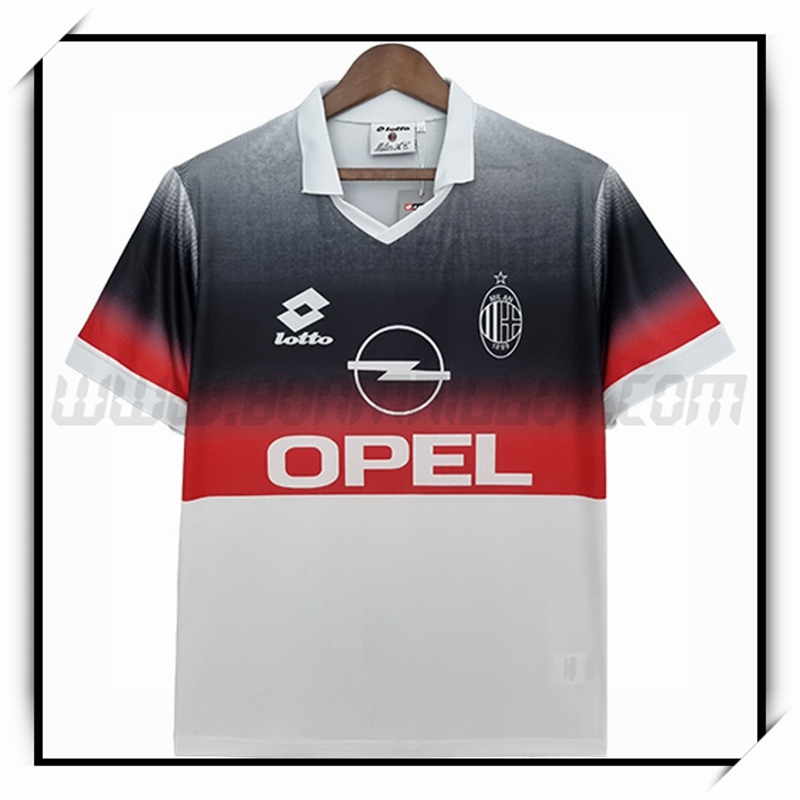 Camiseta Futbol AC Milan Blanco Retro 1995/1996