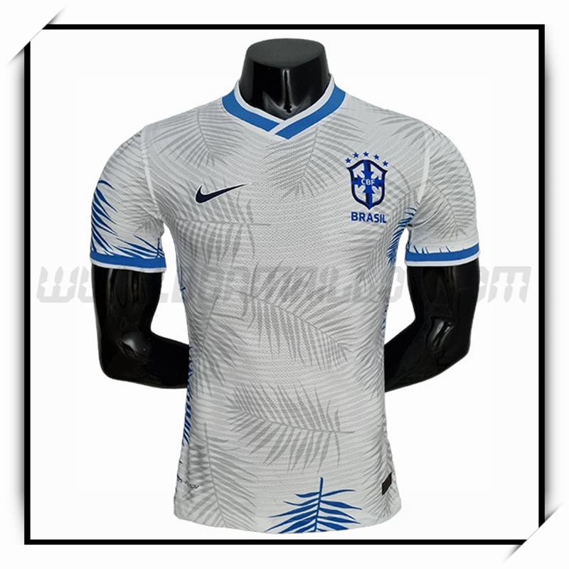 Camiseta Equipo Brasil Blanco Version del jugador clasico 2022 2023