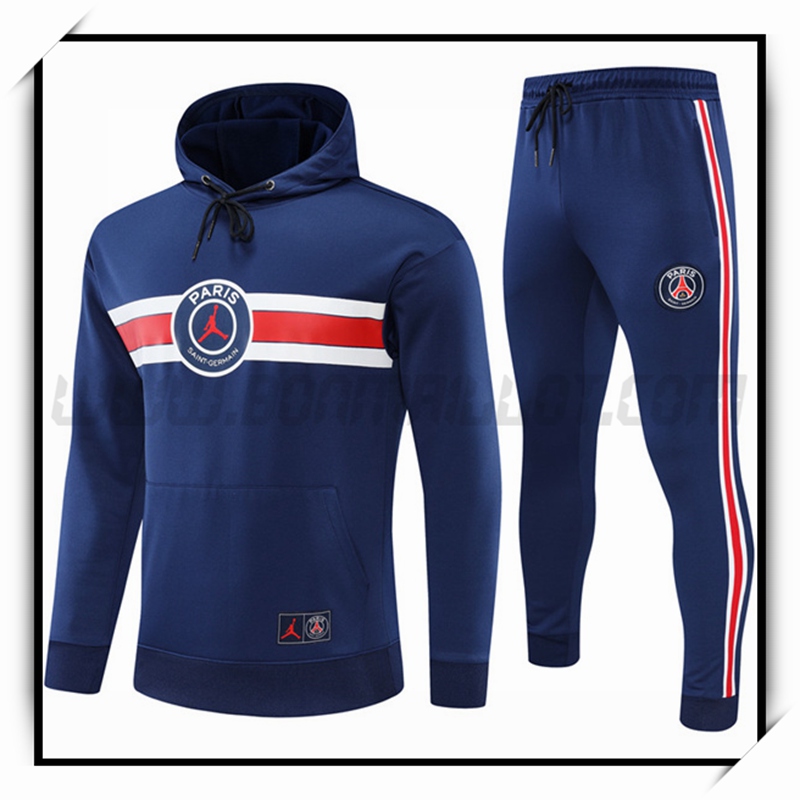 Chaqueta con Capucha Chandal del Jordan PSG Azul 2022 2023