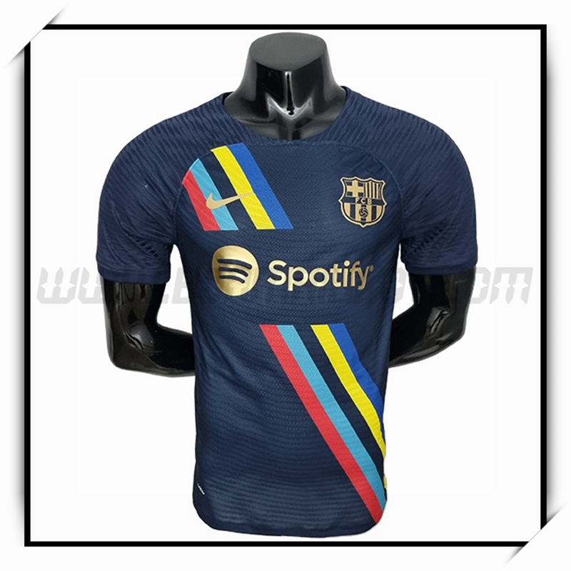 Camiseta Futbol FC Barcelona Azul Marino 2022 2023