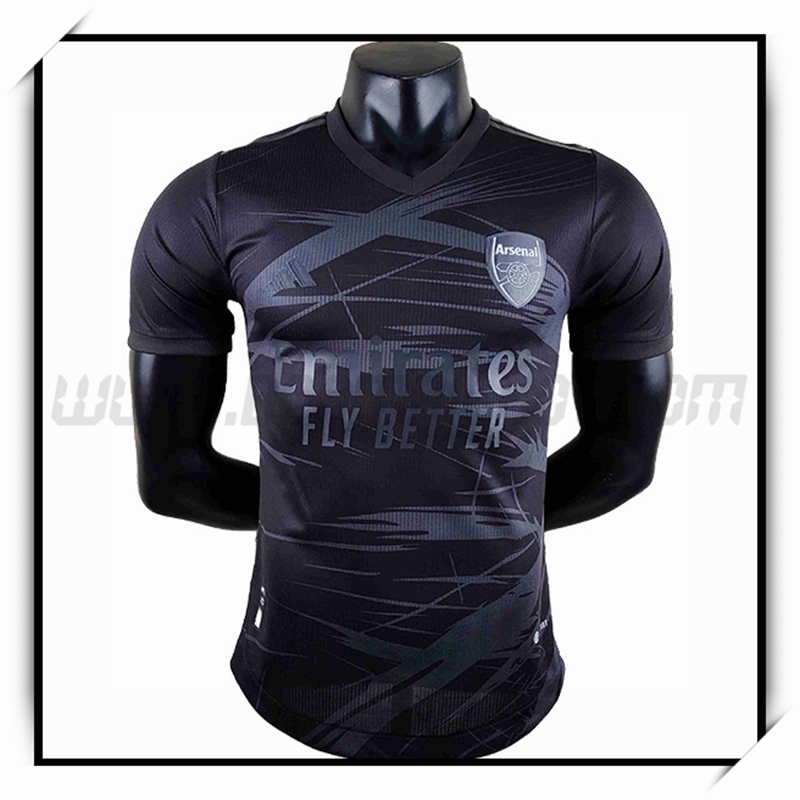 Camiseta Futbol FC Arsenal Negro Version del jugador 2022 2023