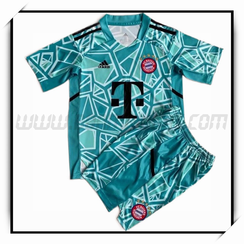 Equipacion Portero Bayern Munich Ninos Azul 2022 2023