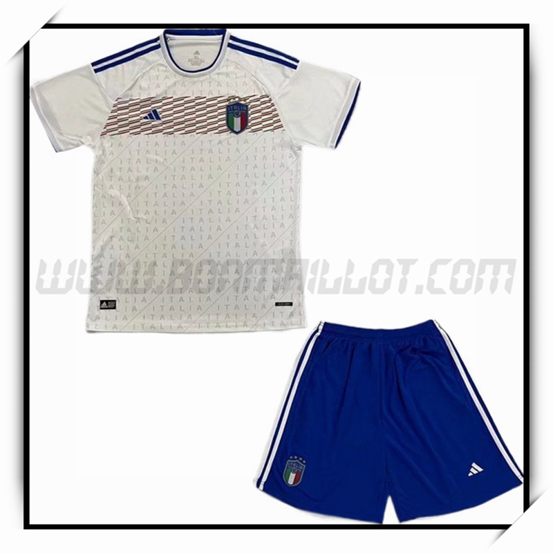 Equipacion del Italia Ninos Blanco 2022 2023