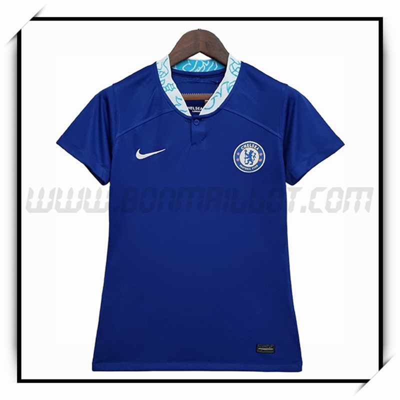 Primera Camiseta Futbol FC Chelsea Mujer 2022 2023