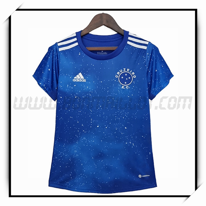 Primera Camiseta Futbol Cruzeiro Mujer 2022 2023