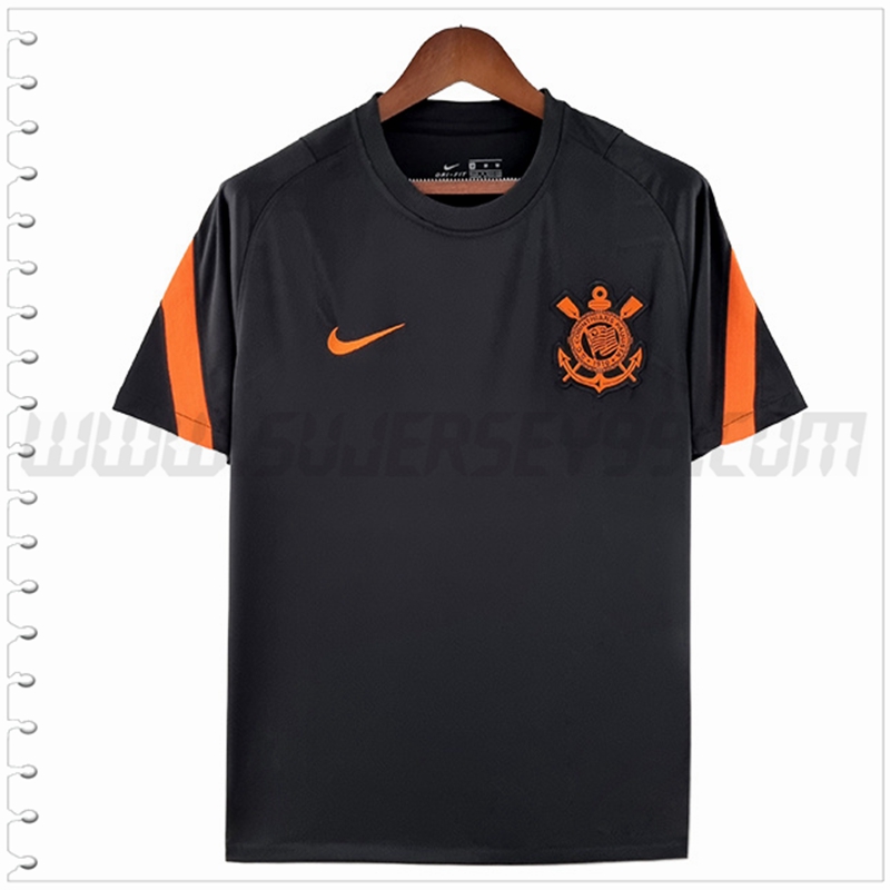 Camiseta Entrenamiento Corinthians Negro 2022 2023