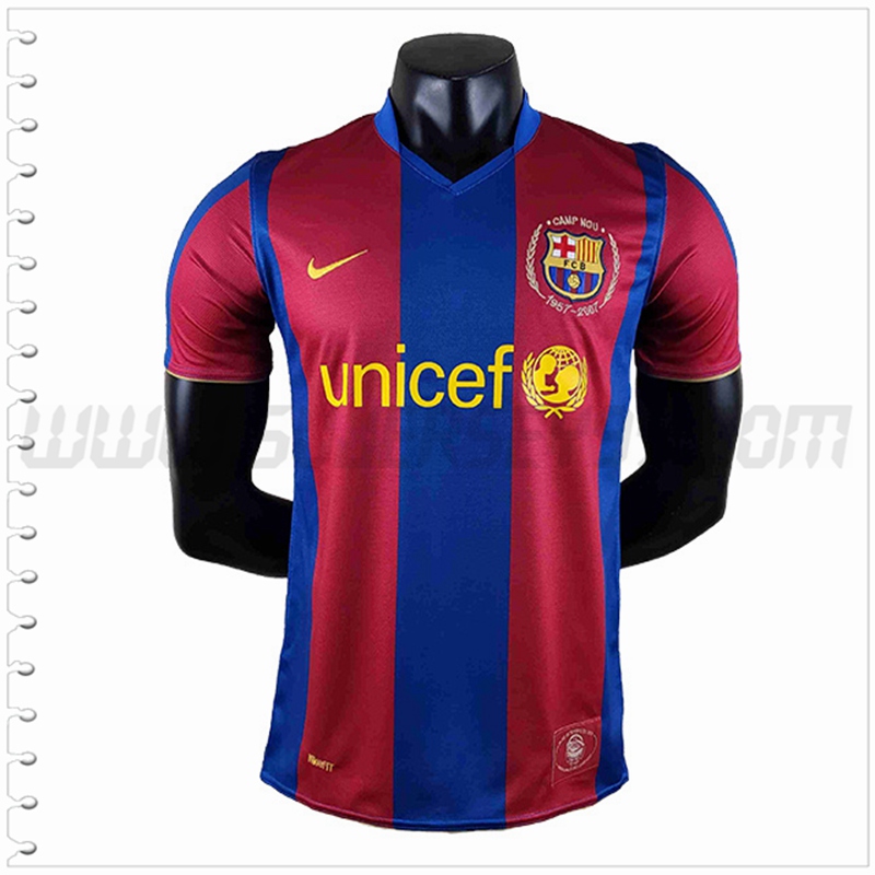 Primera Camiseta Futbol FC Barcelona Retro 2007/2008