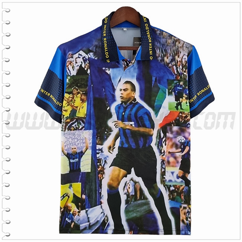 Camiseta Futbol Inter Milan Ronaldo Retro 1997/1998