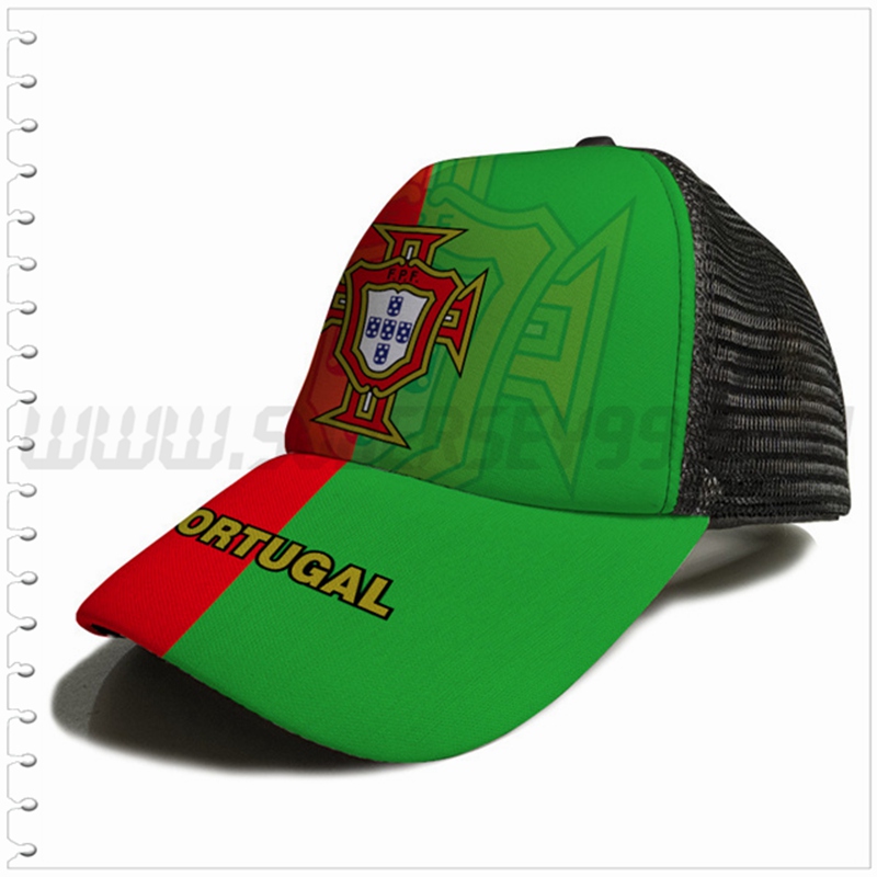 Gorra Futbol Portugal Verde/Rojo 2023