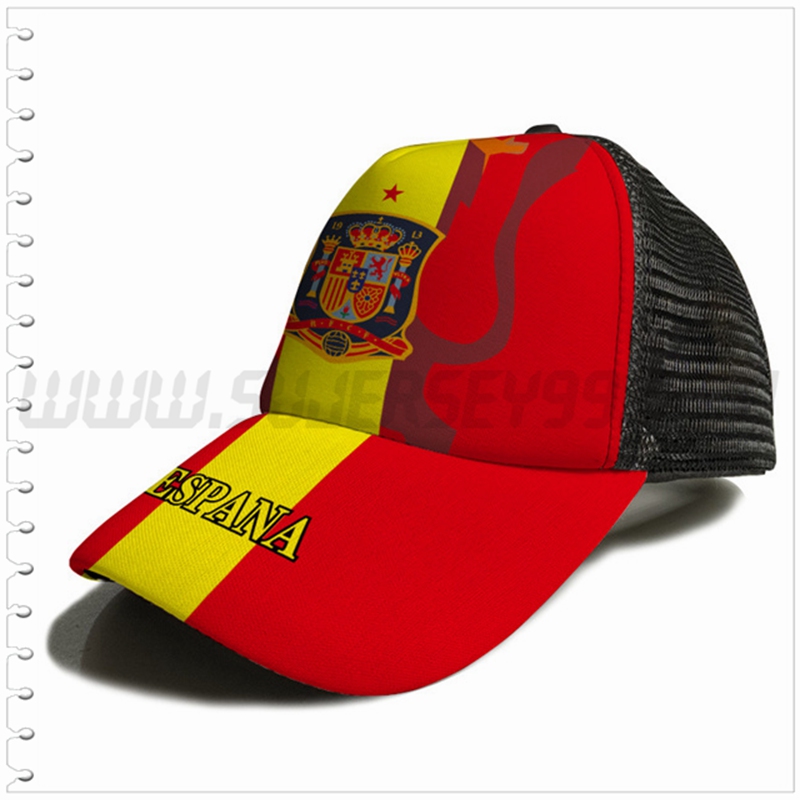 Gorra Futbol España Rojo/Naranja 2023