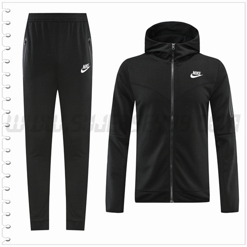 Chaqueta con Capucha Chandal del Nike Negro 2022 2023