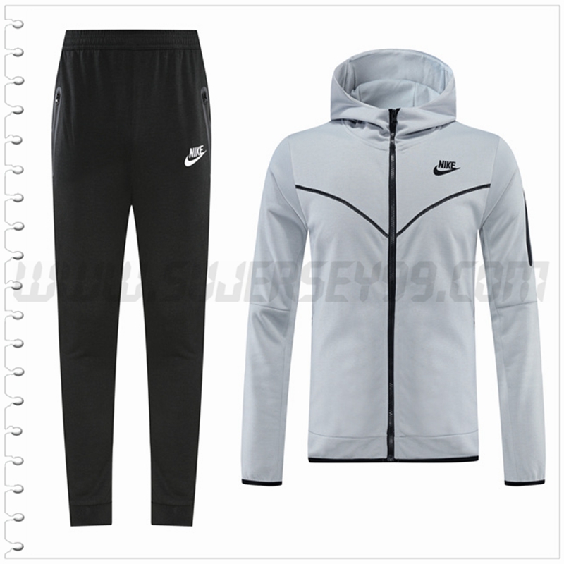 Chaqueta con Capucha Chandal del Nike Gris 2022 2023