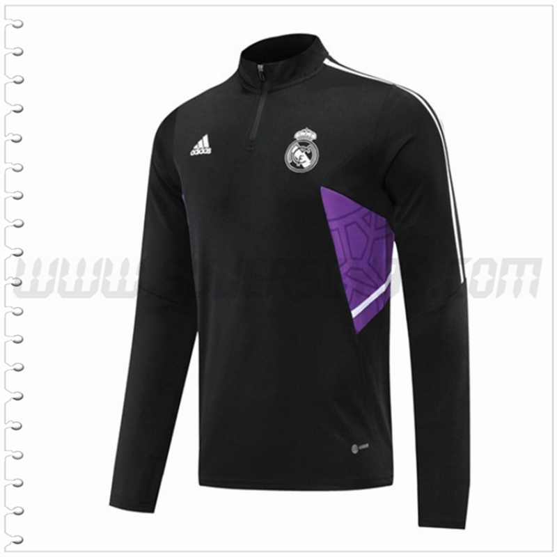 Sudadera Entrenamiento Real Madrid Negro 2022 2023