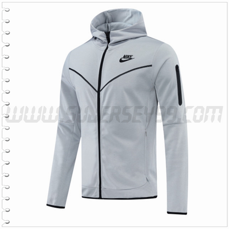 Chaqueta con Capucha Nike Gris 2022 2023