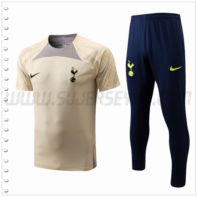 Camiseta Entrenamiento Tottenham Hotspur + Pantalones Amarillo 2022 2023